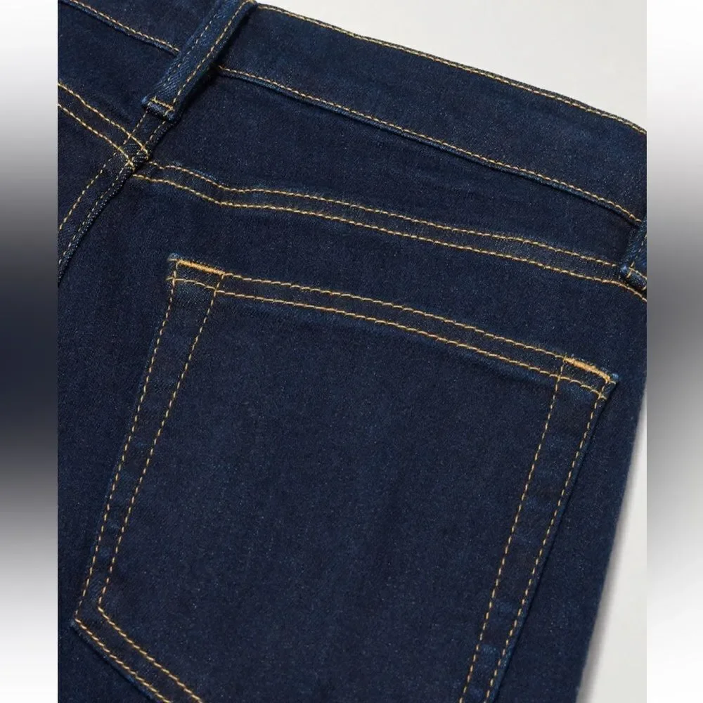 NWT FRAME Le Pixie High Flare in Indigo dark wash - Picture 7 of 14